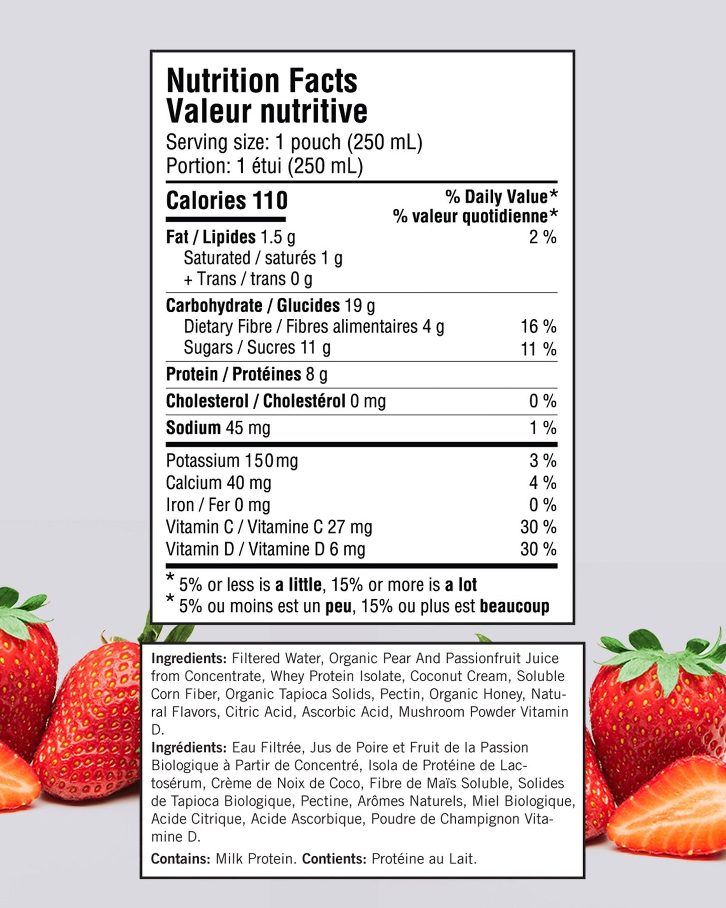 Strawberry Wise - 12 pouches per case-Food and beverage-www.Shopthatapp.com-GnuSante.Creations