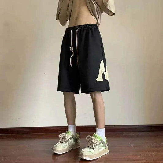 Summer Loose Casual Drawstring Couple Sports Shorts - www.Shopthatapp.com #
