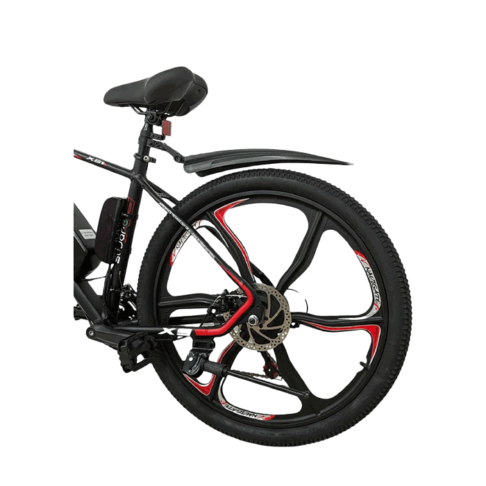 Swar-E Bike 2024 - Red & Black (SB26-350)-Outdoor Sporting goods camping-www.Shopthatapp.com-Swar-e