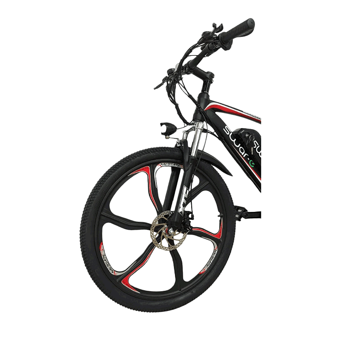 Swar-E Bike 2024 - Red & Black (SB26-350)-Outdoor Sporting goods camping-www.Shopthatapp.com-Swar-e