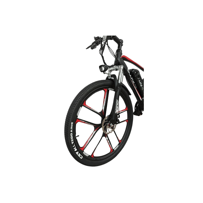 Swar-E Bike 2024 - Red & Black (SB27-350) - Www.Shopthatapp.com