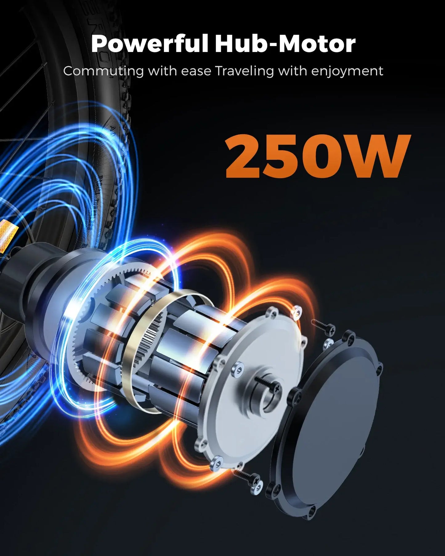 ENGWE T14 250W 55 km Range Max Speed 25 km/h Folding Electric Bike 10Ah - www.Shopthatapp.com