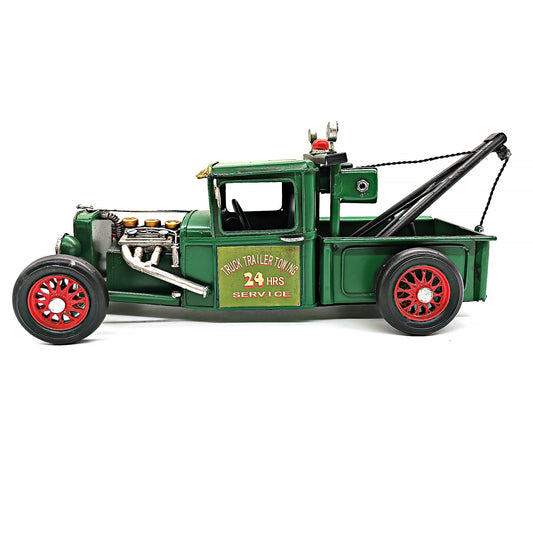 Vintage Metal Towing truck - www.Shopthatapp.com