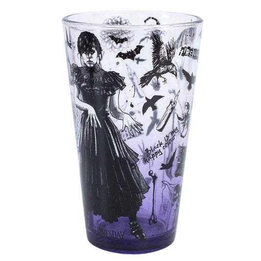 Wednesday Large Glass - www.Shopthatapp.com
