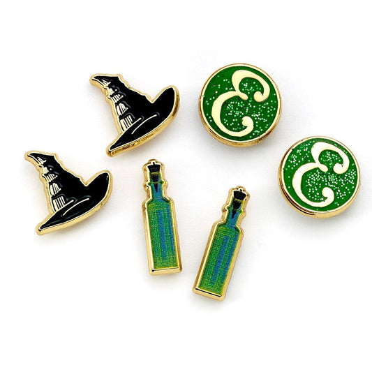 Wicked Elphaba Stud Earrings Set - www.Shopthatapp.com