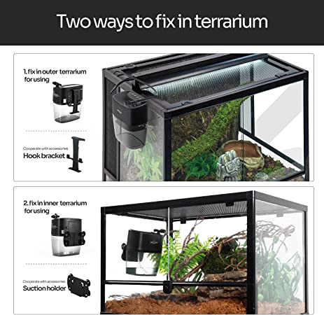 Reptizoo Mini brumisateur portable pour reptiles 0,8 L 800 ml #TR08