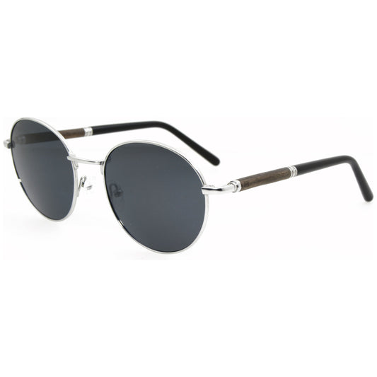 Jet - Titanium & Wood Sunglasses - www.Shopthatapp.com
