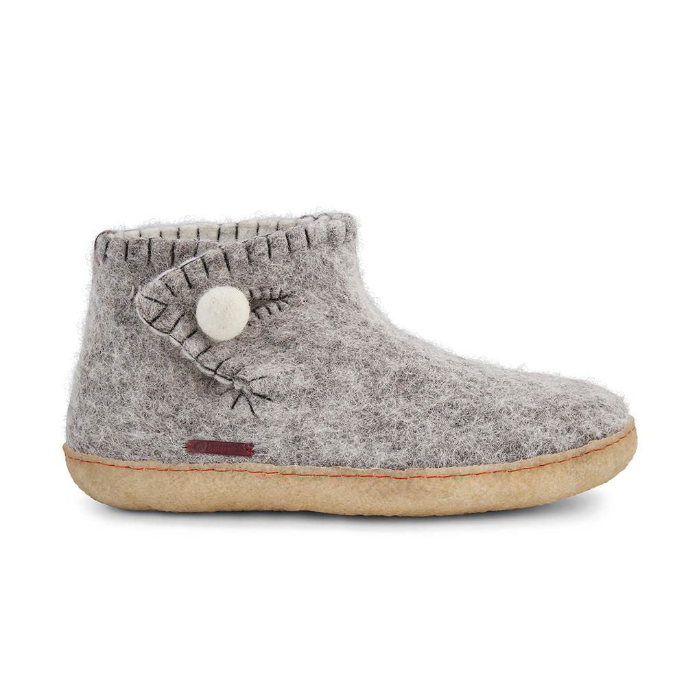 The Daisy - Grey with Rubber-Shoes-www.Shopthatapp.com-Betterfelt Canada