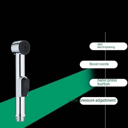 Toilet Spray Cleaner Plastic Electroplating Health Faucet Toilet Spray Gun - www.Shopthatapp.com #