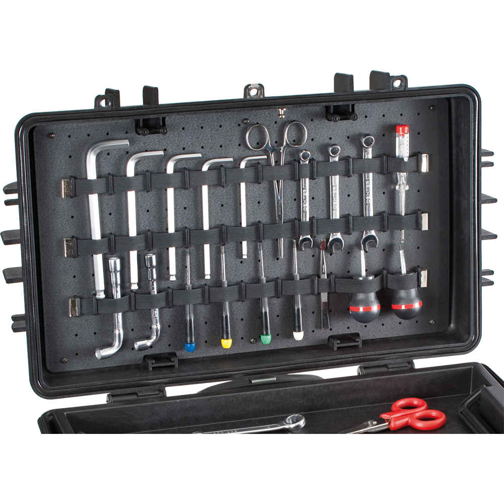 Top Lid Tool Panel For Mobile Tool Chests With Customizable Bands - www.Shopthatapp.com #