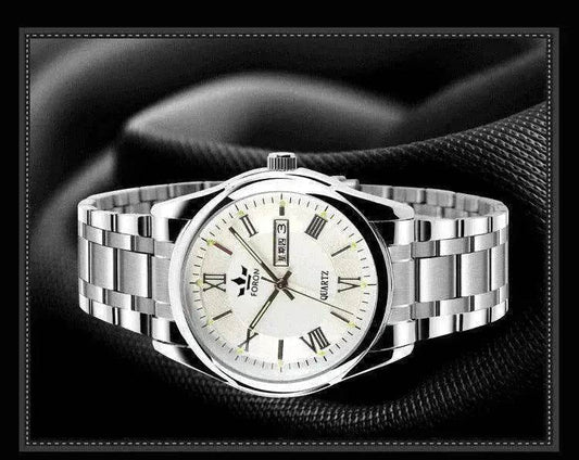 Top-grade men's quartz watches, waterproof, luminous, business belts. - www.Shopthatapp.com