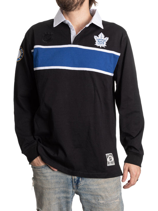 Toronto Maple Leafs Rugby Shirt Blackout Edition - www.Shopthatapp.com