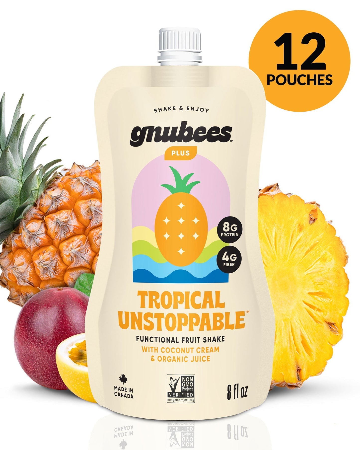 Tropical Unstoppable - 12 pouches per case-Food and beverage-www.Shopthatapp.com-GnuSante.Creations