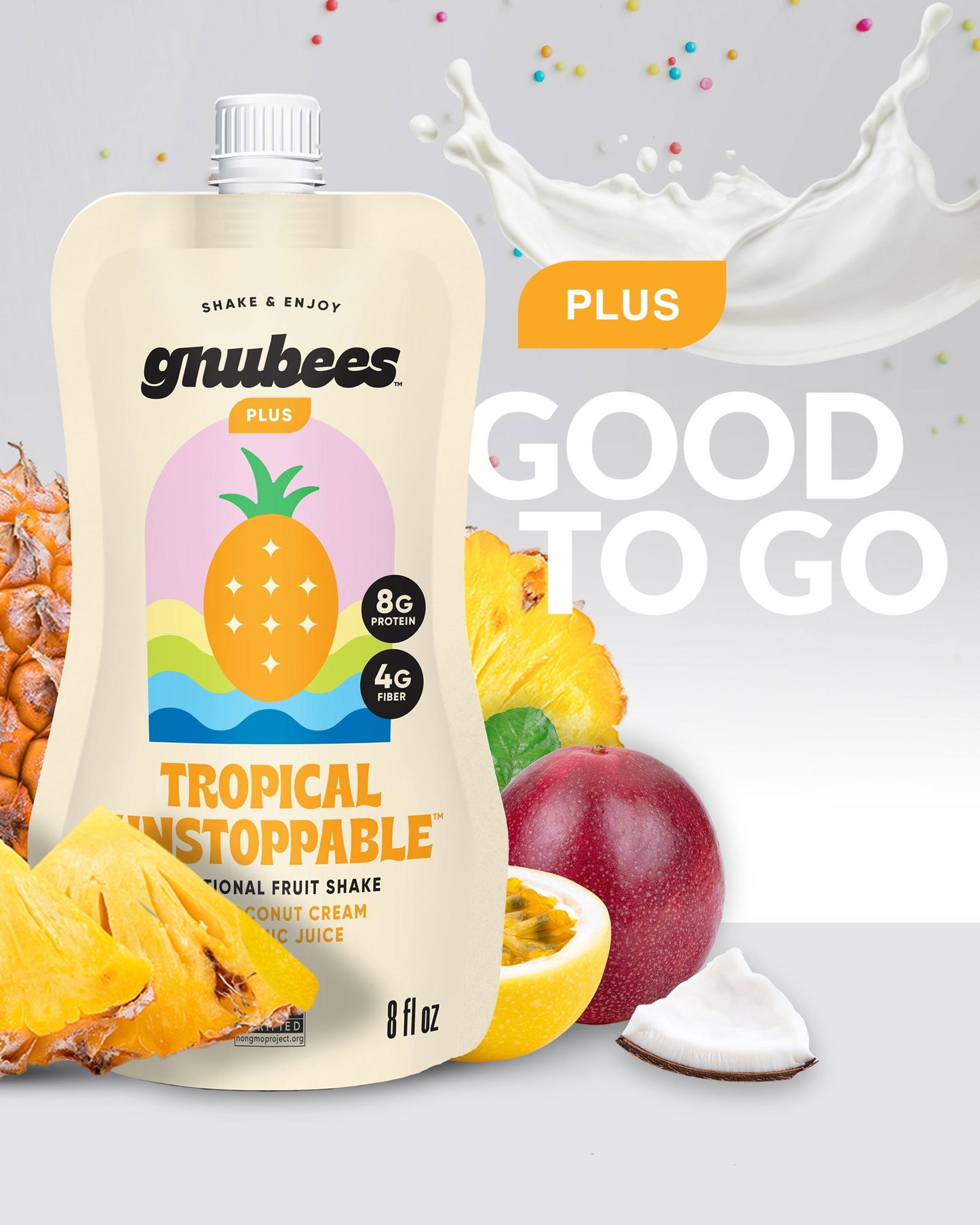 Tropical Unstoppable - 12 pouches per case-Food and beverage-www.Shopthatapp.com-GnuSante.Creations