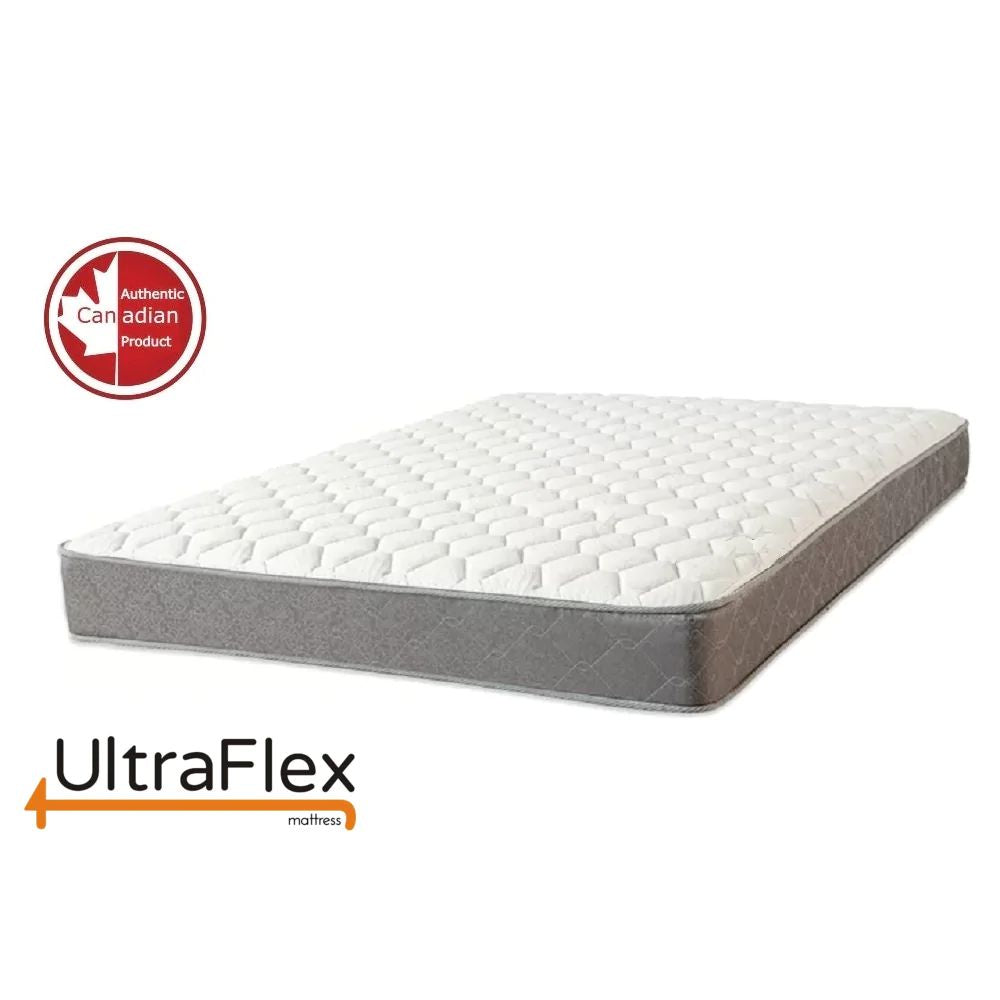 UltraFlex ESSENCE Orthopedic Gel Memory Foam, Natural Comfort, Balanced Support, Eco-friendly Mattress with Waterproof Mattress Protector (Made in Canada) - www.Shopthatapp.com