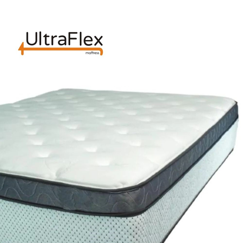 UltraFlex EUPHORIA 14" Orthopedic Eurotop Pocket Coil Foam Encased Eco-friendly Hybrid Mattress (Made in Canada) - www.Shopthatapp.com