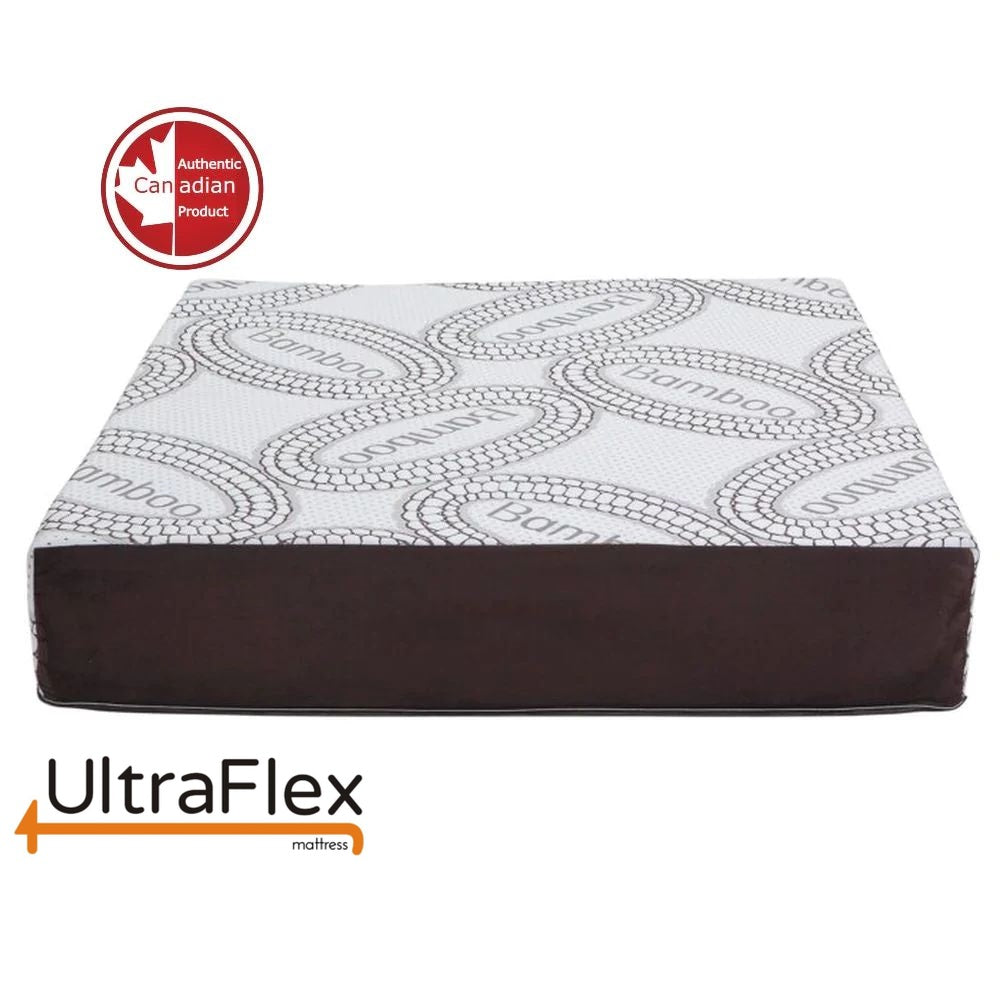 UltraFlex PLEASURE 10" Orthopedic, Cool Smart Gel Infused and Chill Memory Foam, Eco-friendly Mattress (Made in Canada) - www.Shopthatapp.com