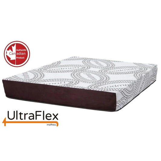 UltraFlex SERENITY Orthopedic, Premium Smart Gel Infused Memory Foam, Eco-friendly Mattress with Waterproof Mattress Protector (Made in Canada) - www.Shopthatapp.com