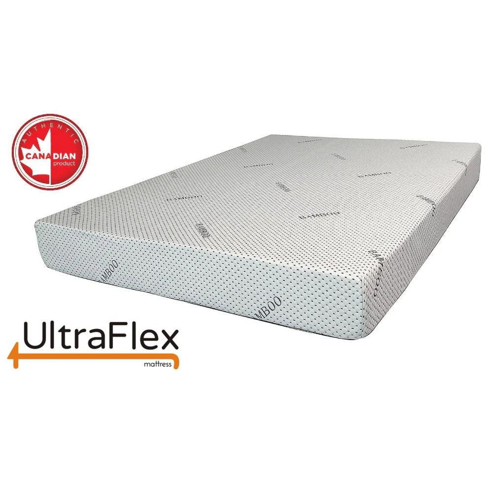UltraFlex LEISURE Orthopedic, Smart Gel Memory Foam, Eco-friendly Mattress with Waterproof Mattress Protector (Made in Canada) - www.Shopthatapp.com