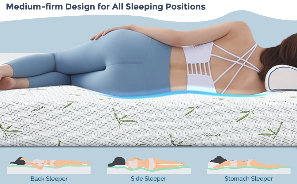 UltraFlex EasySleep- Canadian-Made Medium Firm Gel Infused Reversible Comfort With Pressure Relief, Cooling Technology, Bamboo Cover, CertiPUR-US® Certified Foam Eco-Friendly Mattress (Made in Canada) - www.Shopthatapp.com