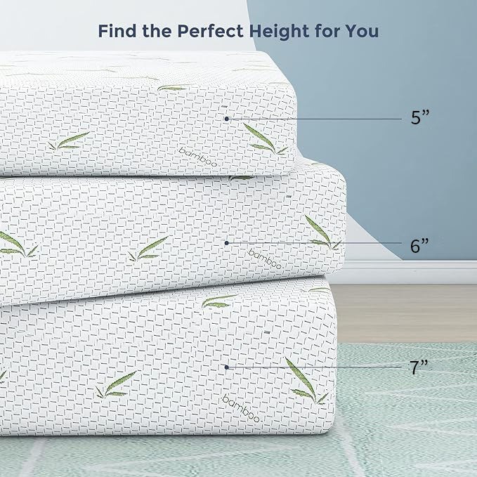 UltraFlex EasySleep- Canadian-Made Medium Firm Gel Infused Reversible Comfort With Pressure Relief, Cooling Technology, Bamboo Cover, CertiPUR-US® Certified Foam Eco-Friendly Mattress (Made in Canada) - www.Shopthatapp.com