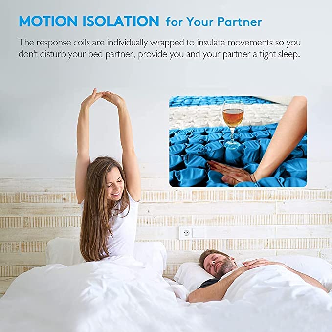UltraFlex JOY -Orthopedic, Coiled Innerspring Comfort layer Foam Encased, Eco-friendly Hybrid Mattress (Made in Canada) - www.Shopthatapp.com