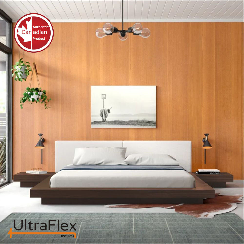 UltraFlex ZENITH- High-Density Pressure Relief Soy Foam, Temperature Regulating Cooling Gel, Spinal Care, Orthopedic Mattress With Posture Support (Made in Canada)- With WaterProof Mattress Protector - www.Shopthatapp.com