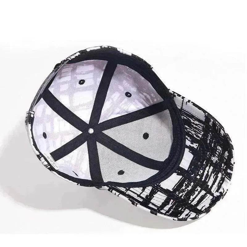 Unisex Black And White Mesh Sun Visor Hot Style Caps - www.Shopthatapp.com