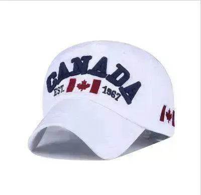 Unisex Embroidery Duck Tongue Canada Hat - www.Shopthatapp.com