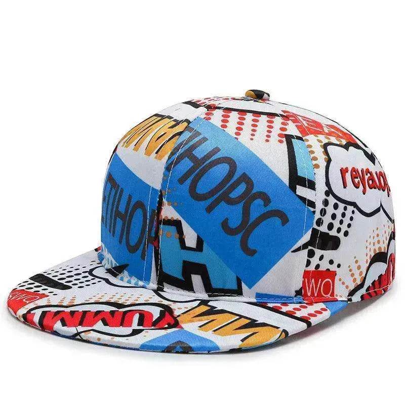 Unisex Ruili Style Trend Print Element Unique Designs Hat - www.Shopthatapp.com
