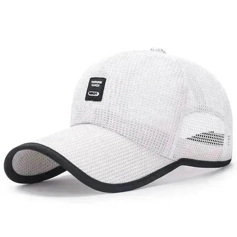 Unisex Sunshade Polyester Net Sunscreen Baseball Style Hat - www.Shopthatapp.com #