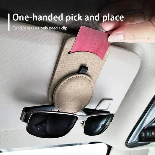 Universal Car Glasses Holder Sun Visor Eyeglasses Clip - www.Shopthatapp.com