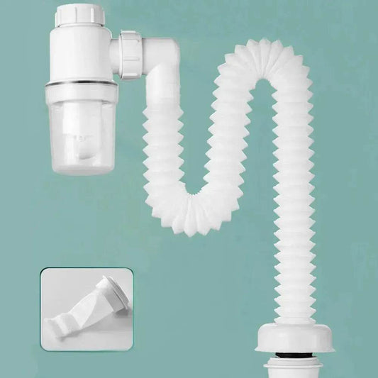 Universal Kitchen Bathroom Sink Drain Pipe Set Retractable Sewer Drainage Water Hose Wash Basin Drainer Plumbing Fittings. - www.Shopthatapp.com #