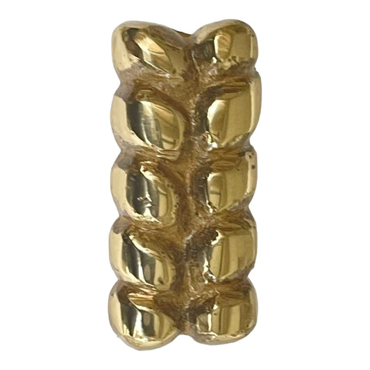 Brass Knob, Polished Brass, 1.4x0.6 in - www.Shopthatapp.com