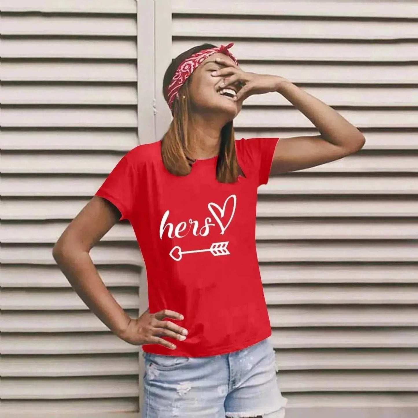 Valentine's Day T-shirt Couple Short Sleeve - www.Shopthatapp.com