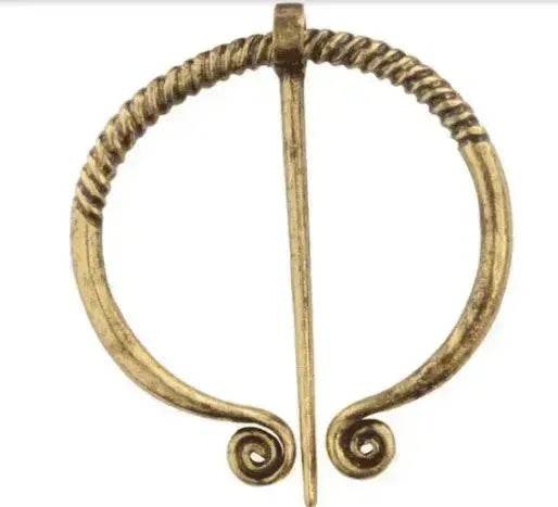 Viking Cowboy Badge Belt Buckle Collar Brooch - www.Shopthatapp.com