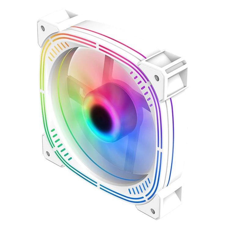 120mm PC Computer Case Fan Cooling Cooler 6PIN Adjustable RGB Led 12cm Mute Ventilador 5V DC ARGB Fans Adjust Speed Aura Sync Black / White - www.Shopthatapp.com