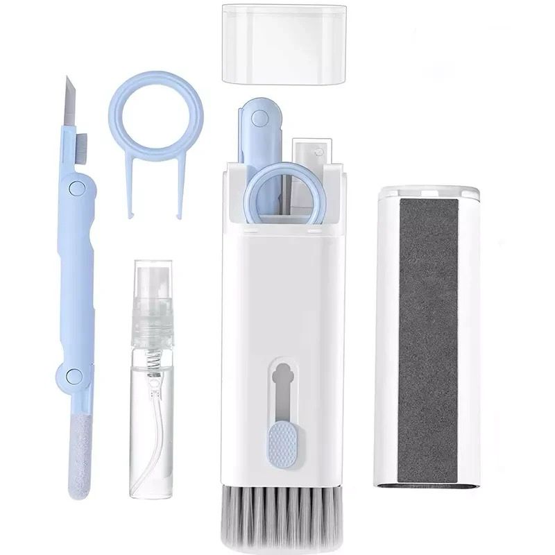 Kit de nettoyage 7 en 1 pour clavier, écouteurs, appareils électroniques, brosse de nettoyage pour ordinateur et téléphone