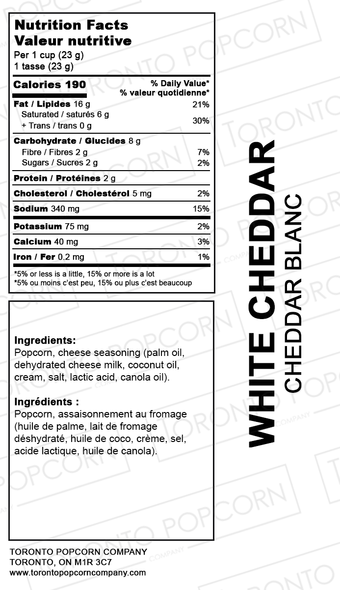 White Cheddar Popcorn - www.Shopthatapp.com
