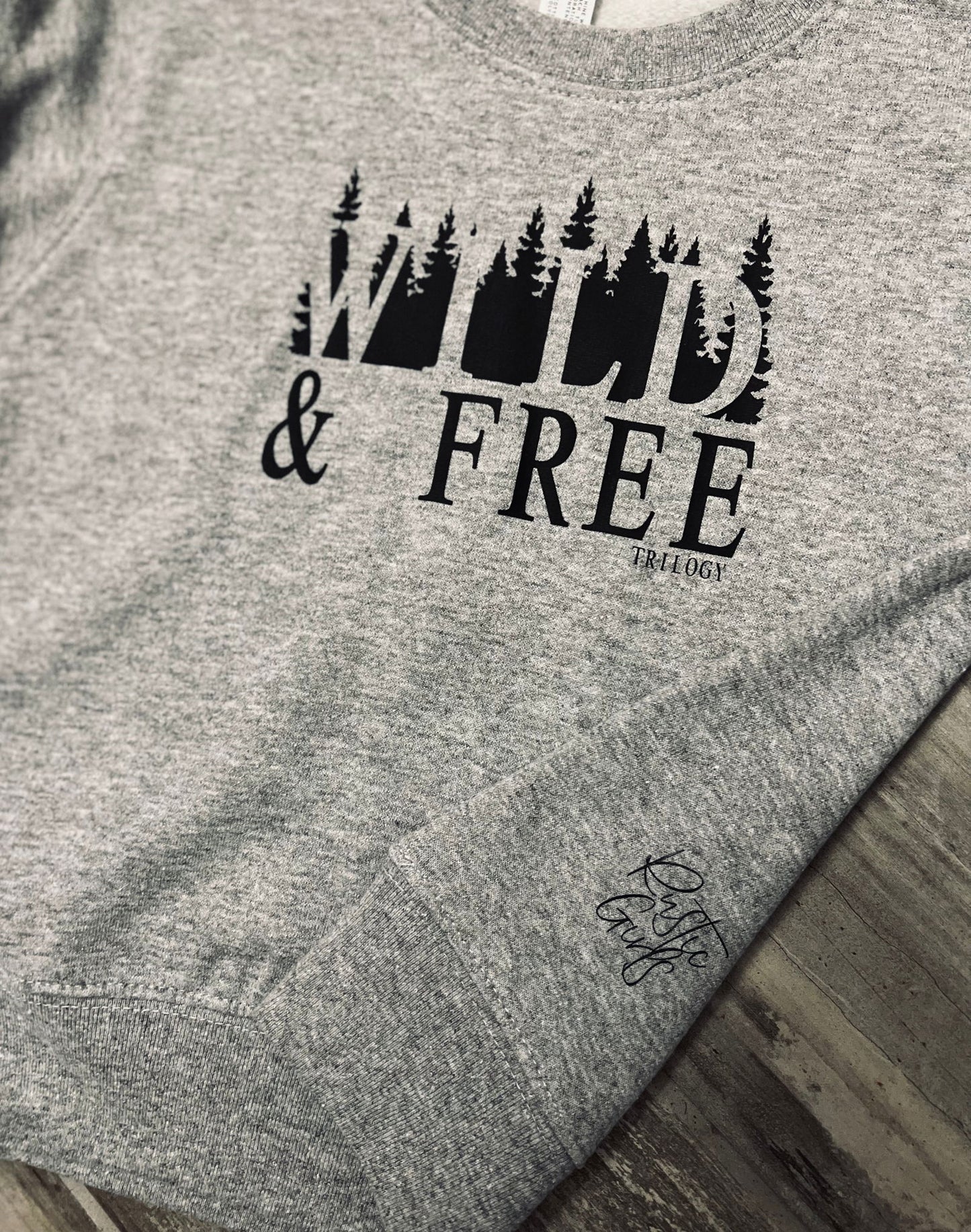 Wild and Free Toddler Crewneck - Www.Shopthatapp.com