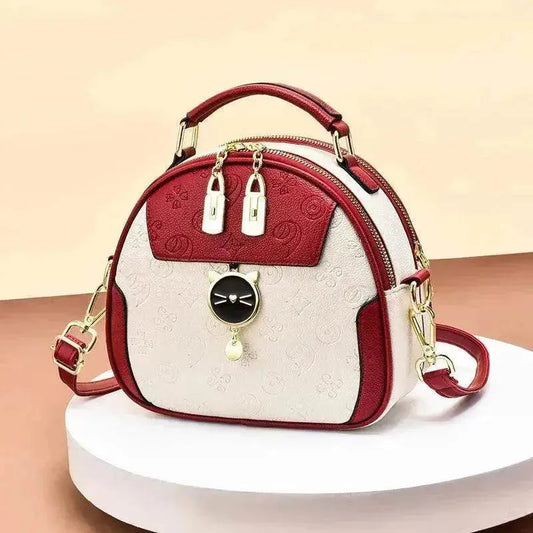 Women's Fashion Simple Embossed Shoulder Bag - www.Shopthatapp.com