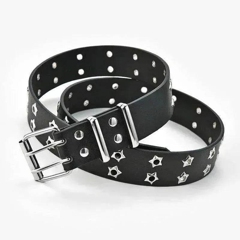 Women's Fashion Stars Decorative Double row Belt - www.Shopthatapp.com