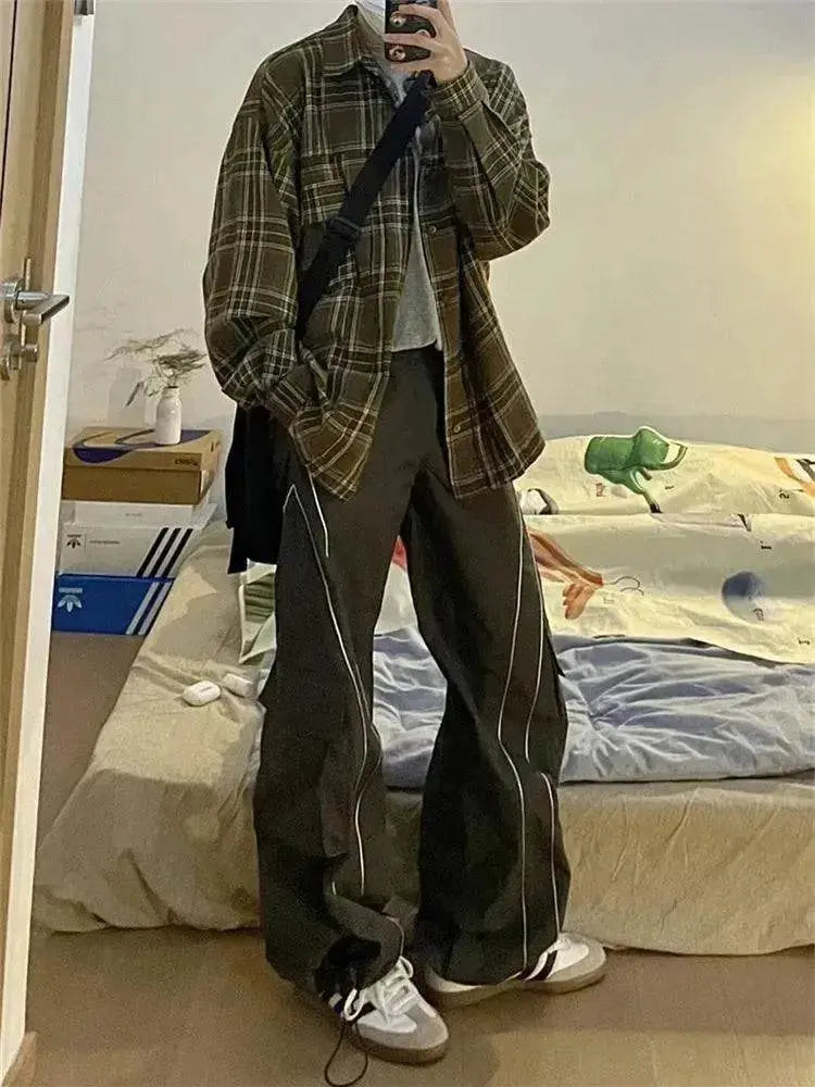 Women's Vintage Casual Oversized Y2k Sweatpants Trousers Pants - www.Shopthatapp.com