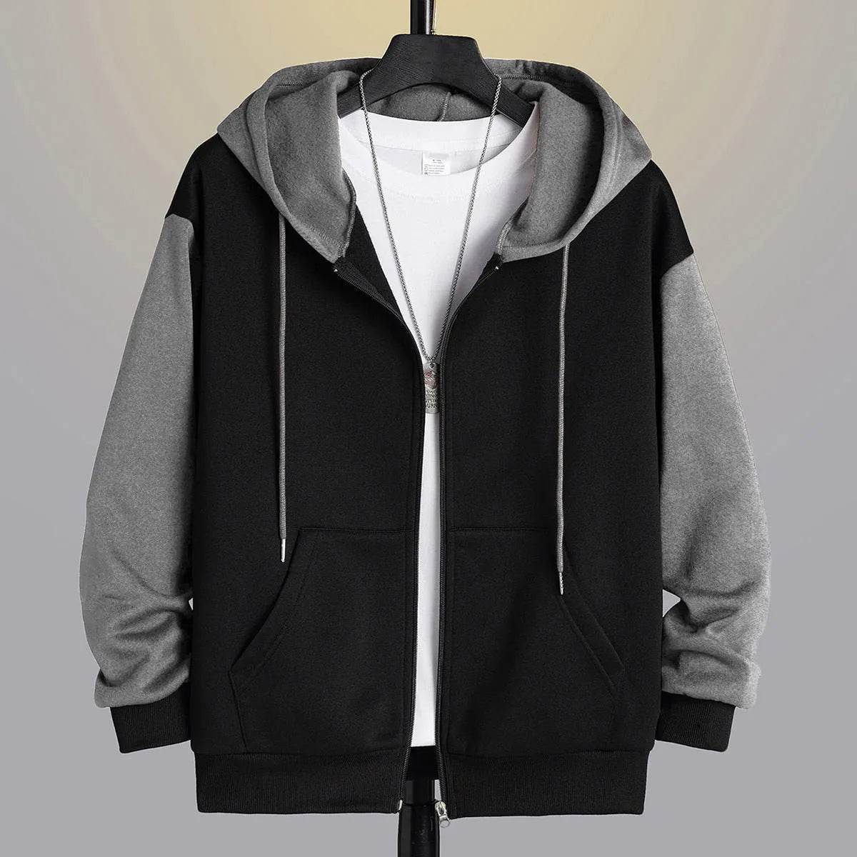 Zipper Hoodie Cardigan Men's Sports And Leisure Jacket - www.Shopthatapp.com #