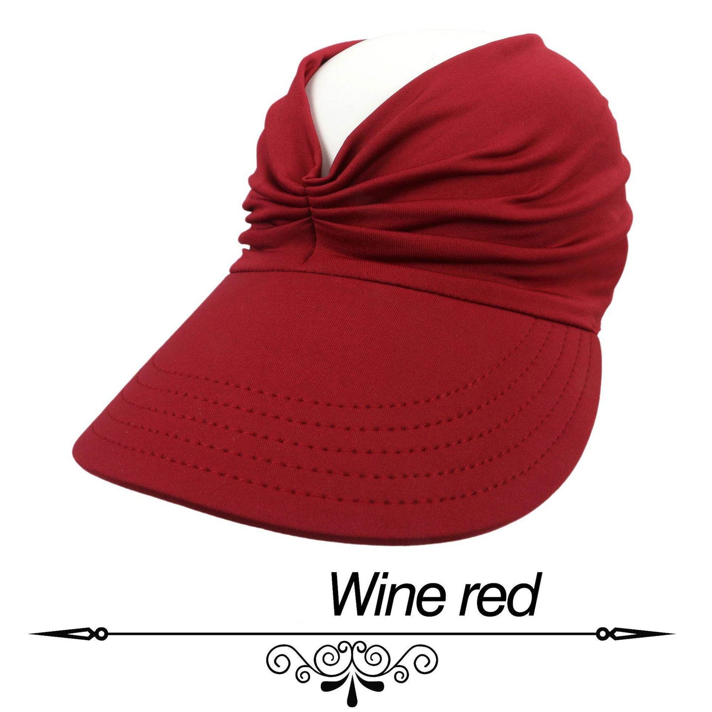 Summer Beach Visor Sun Hat for women Cross-border Spring Open Top UV protection Visor Hat