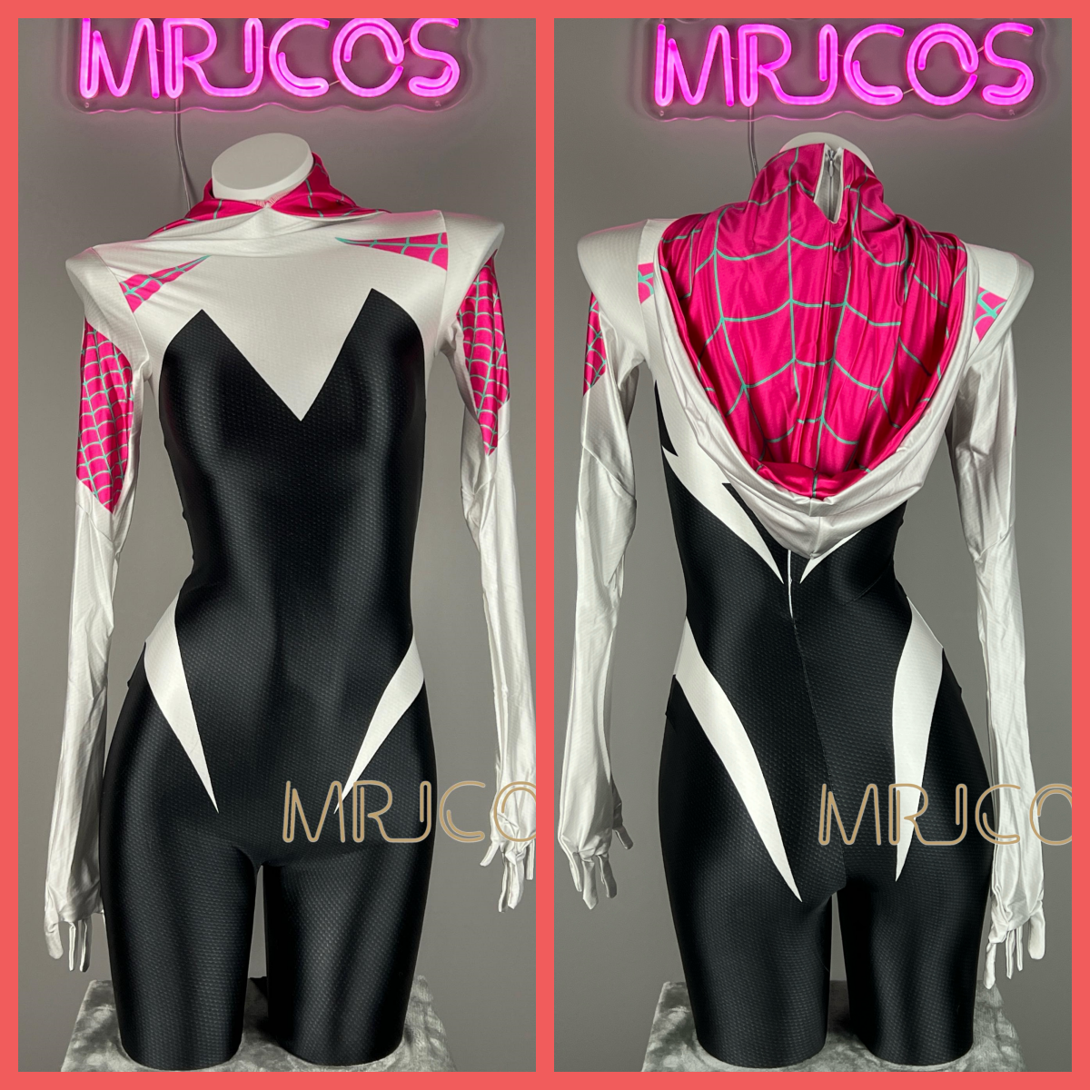 Woman Super Hero Spandex Cosplay Full Bodysuit Halloween Costume Zentai - www.Shopthatapp.com