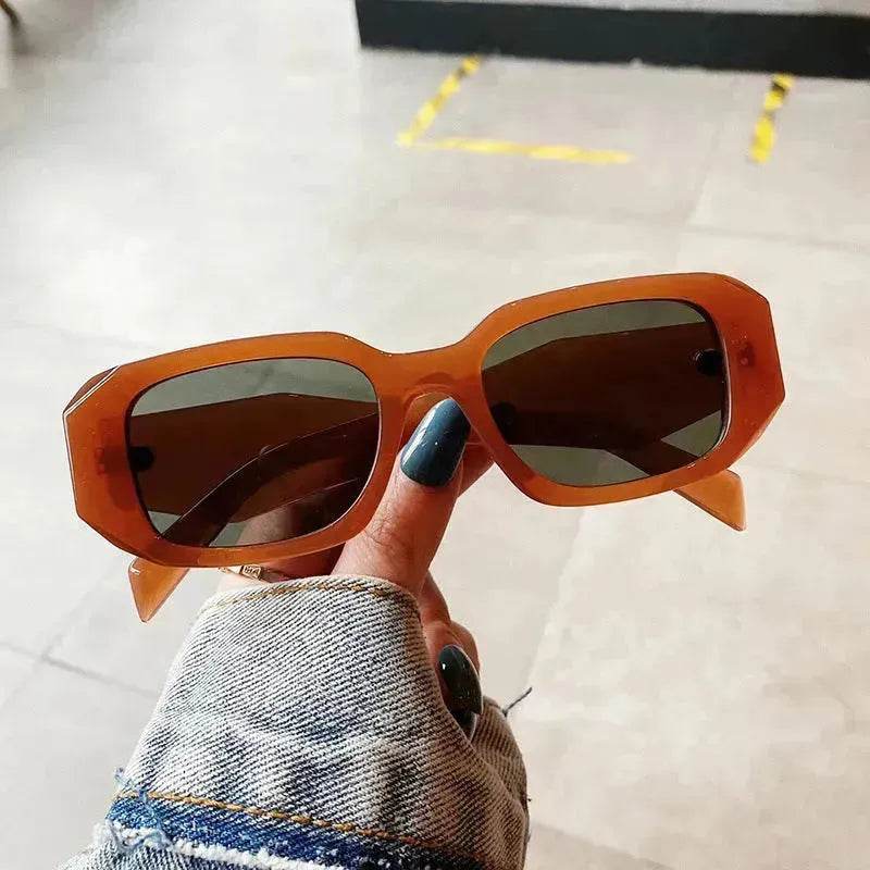 Women's Trendy Sun Fashion Square Sunglasses - www.Shopthatapp.com