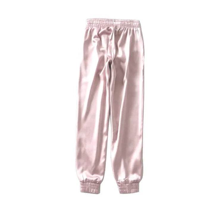 Women's Trousers With Slippery Surface Jogging Trousers - www.Shopthatapp.com
