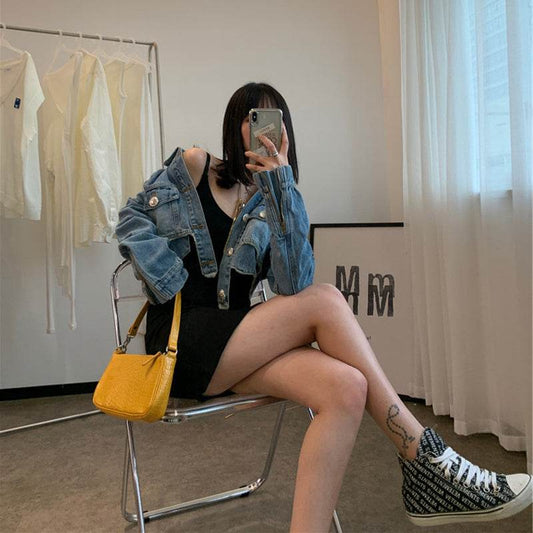 Jacket for Women – Stylish Acrylic Fiber Blue Design - www.Shopthatapp.com