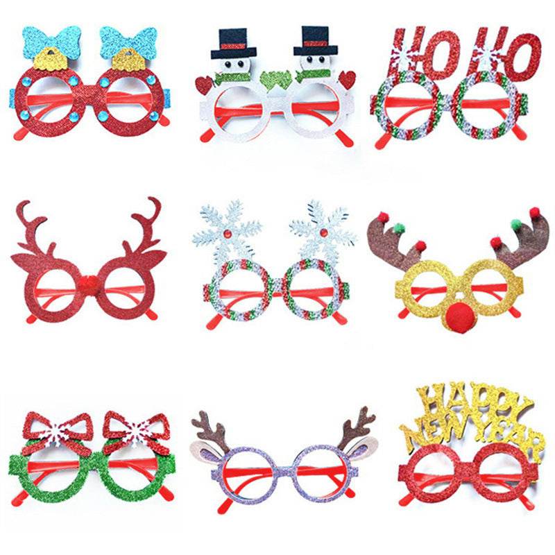 Christmas Creative Party Gathering Dress Up Glasses - www.Shopthatapp.com